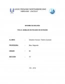 NFORME DE BIOLOGÍA TITULO: ANIMALES EN PELIGRO DE EXTINCIÓN