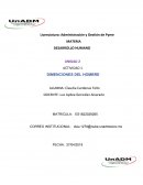 Actividad Dimenciones del hombre