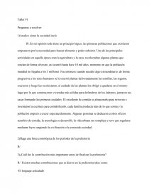 Prehistoria, preguntas a resolver. Página 1