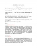 DESCOMUNICADOS-Performance