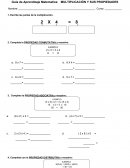 Propiedad de la multiplicacion