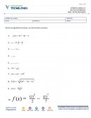 Ejercicios para resolver de calculo diferencial