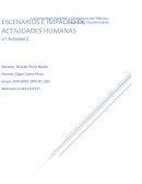 Escenarios e impacto en las actividades humanas