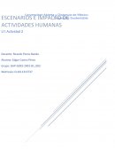 Escenarios e impacto en las actividades humanas