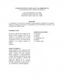 CAMPO MAGNÉTICO CERCA DE UN ALAMBRE RECTO