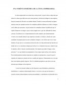 UNA VISIÓN PANORÁMICA DE LA ÉTICA EMPRESARIAL