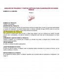 ANÁLISIS DE PELIGROS Y PUNTOS CRÍTICOS PARA ELABORACIÓN DE QUESO FRESCO