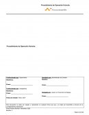 Procedimiento de Operación Huinche