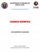 ETICA DEPORTIVA Y LEGALIDAD