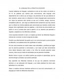 EL LENGUAJE EN LA PRACTICA DOCENTE