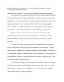 RASGOS FÍSICOS DE VENEZUELA Y SU RELACIÓN CON LAS ACTIVIDADES ECONÓMICAS PREDOMINANTES