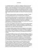 FILOSOFÍA. ANTROPOLOGÍA FILOSÓFICA