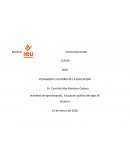 Actividad de aprendizaje2. Educación pública del siglo XX