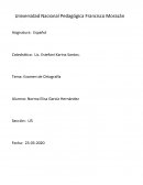 Ejemplo de examen de Ortografía