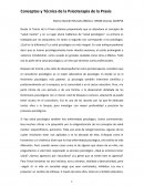 Conceptos y Técnica de la Psicoterapia de la Praxis
