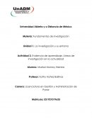 Evidencia de aprendizaje. Líneas de investigación en la actualidad