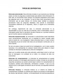TIPOS DE ENTREVITAS
