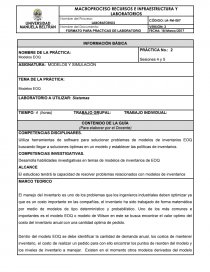 Modelos EOQ. Página 1