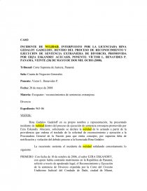 Fallo de Nulidad. Página 1