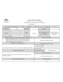 Planeacion de español