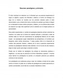 Paradigmas y principios