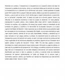 Rendición de cuentas y Transparencia