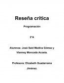 Reseña critica Programación