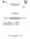 Reporte sobre las actividades realizadas con respecto y su relación con los principios básicos de la naturaleza