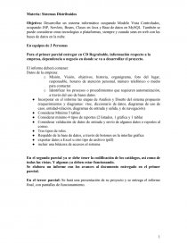Sistemas Distribuidos. Página 1