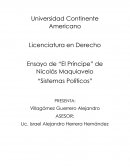 Ensayo de "El Príncipe" de Maquiavelo