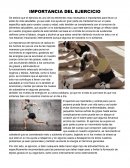 Importancias del hacer ejercicio y sus beneficios