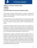 El contexto histórico de los procesos educativos pasados
