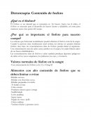 Dietoterapia: Contenido de fosforo