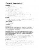 ETAPA DE DIAGNOSTICO
