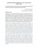 LOS PRINCIPIOS RECTORES DE LA LPJ Y LOS SUJETOS PROCESALES EN EL SALVADOR
