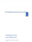 Enfoques de la mercadotecnia