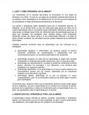 ¿Qué y cómo aprenden los alumnos?