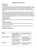 SECUENCIA DE SITUACIÓN INICIAL