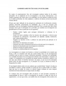 COMPORTAMIENTO ÉTICO DEL INVESTIGADOR