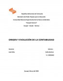 ORIGEN Y EVOLUCIÓN DE LA CONTABILIDAD