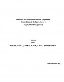 Caso: PRONOSTICO, SIMULACION, CASO BLUEBERRY