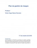 Plan de gestion de riesgos