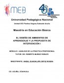 Analisis y diagnotico de practica docente
