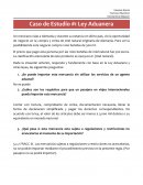LEY ADUANERA CASO DE ESTUDIO