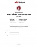 MAESTRÍA EN ADMINISTRACIÓN