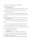 LA ORGANIZACIÓN ADMINISTRATIVA DEL ESTADO CHILENO