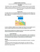 LABORATORIO DE ÓPTICA