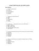 CARACTERISTICAS DE LOS SERES VIVOS: NIVEL BASICO