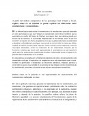 TALLER. LOS MISERABLES