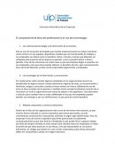 COMPORTAMIENTO Y ETICA PROFESIONAL